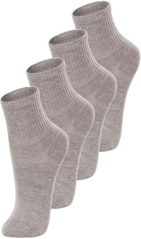 Imagem principal Kit com 4 pares de Meias Infantil Cano Médio Lupo 2727-088 Mescla-Areia Lupo