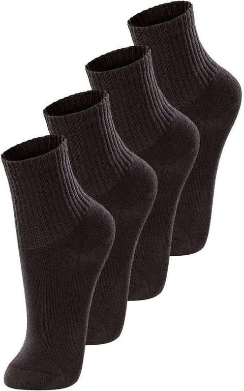 Imagem principal Kit com 4 pares de Meias Infantil Cano Médio Lupo 2727-088 Preto Lupo