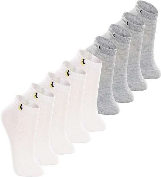 Imagem principal Kit 9 pares de Meias Infantil Cano Curto Lupo 2725-005 Branco-Cinza Lupo