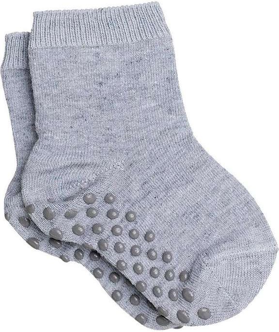 Meia Bebê Antiderrapante Lupo 2041-032 8010-Cinza