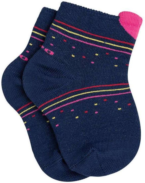 Meia Bebê Cano Médio Lupo 2038-033 2690-Marinho