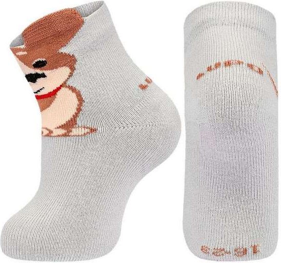 Meia Bebê Cano Médio Lupo 2038-041 8410-Prata