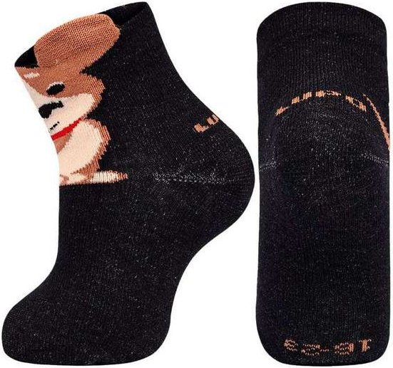 Meia Bebê Cano Médio Lupo 2038-041 9990-Preto