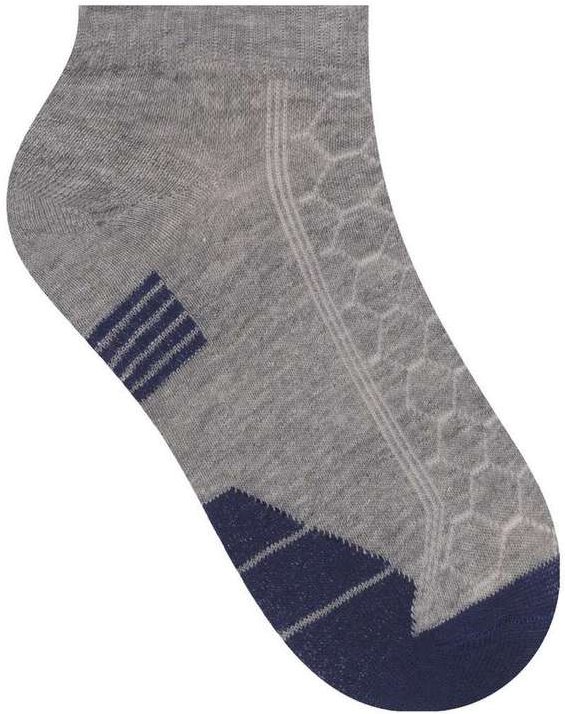 Meia Infantil Cano Curto Selene 5045-001 501-Cinza-Mescla-Marinho