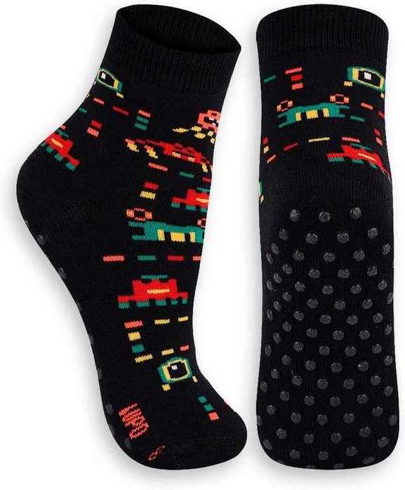 Meia Infantil Antiderrapante Lupo 2941-006 9990-Preto