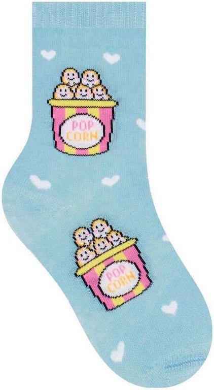 Meia Infantil Cano Longo Selene 2010-001 504-Azul