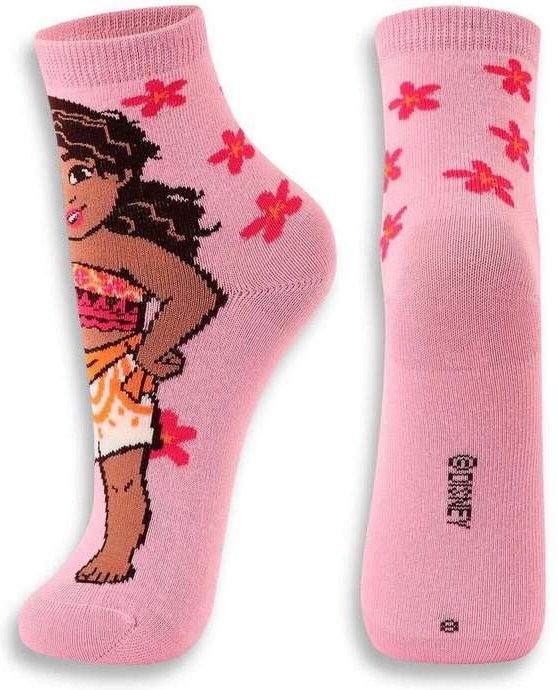 Meia Infantil Cano Médio Moana 2 Lupo 2256-001 5410-Bubble-Gum