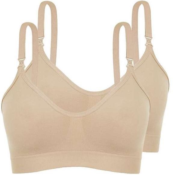 Imagem principal Kit com 2 Sutiã sem Aro e sem Bojo Loba 41028-001 Taça B Natural Lupo Lupo