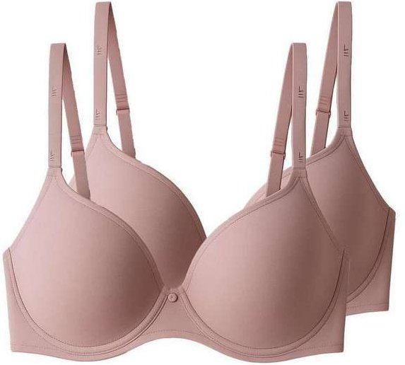 Kit com 2 Sutiãs com Aro e Bojo Liz 51381 Taça C Blush