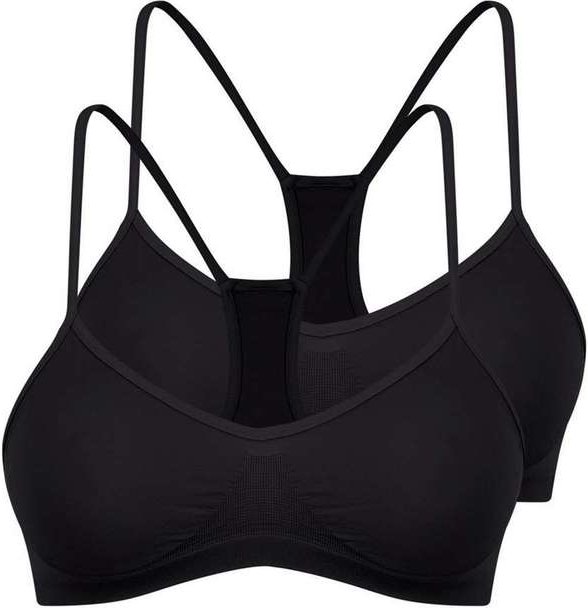 Imagem principal Kit com 2 Tops Nadador sem Aro e sem Bojo Trifil 1155 Preto TRIFIL