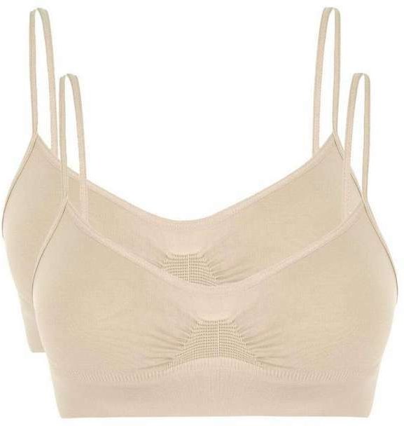 Imagem principal Kit com 2 Tops sem Aro e sem Bojo Loba 41100-001 Natural Lupo Lupo