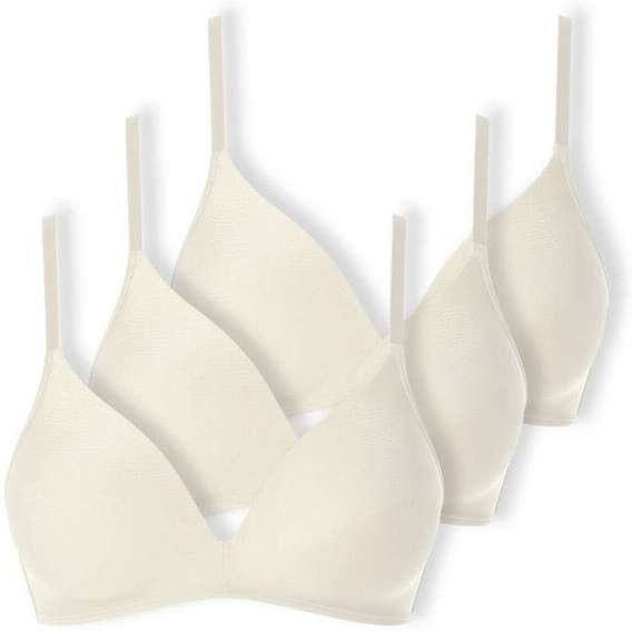 Imagem principal Kit com 3 Sutiã sem Aro com Bojo Paraíso Demillus 63476 Pérola Demillus