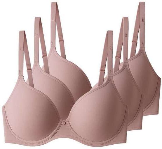 Imagem principal Kit com 3 Sutiãs com Aro e Bojo Liz 51381 Taça B Sepia-Blush