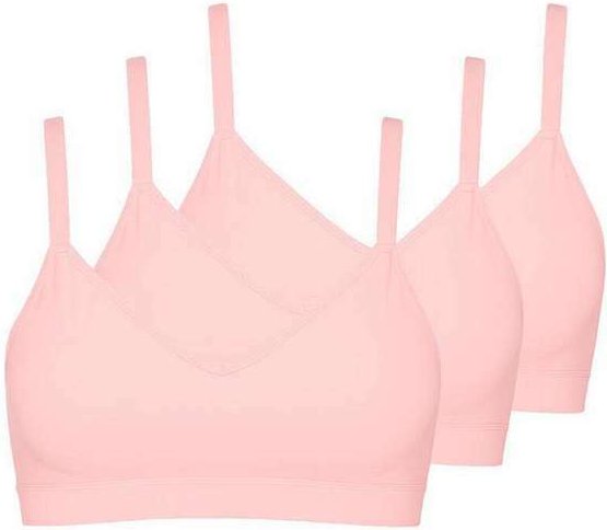 Imagem principal Kit com 3 Sutiãs sem Aro com Bojo Liz 51710 Taça B Blush Liz