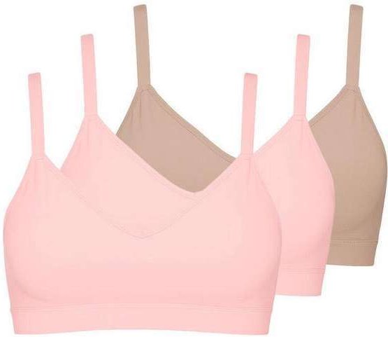 Imagem principal Kit com 3 Sutiãs sem Aro com Bojo Liz 51710 Taça B Blush-Sepia Liz