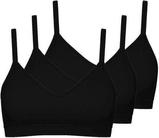 Imagem principal Kit com 3 Sutiãs sem Aro com Bojo Liz 51710 Taça B Preto Liz