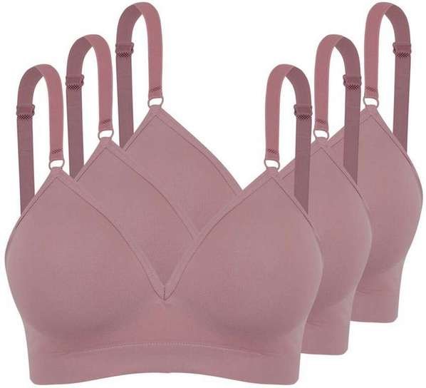 Imagem principal Kit com 3 Sutiãs sem Aro com Bojo Trifil 4935 Taça B Aurora TRIFIL