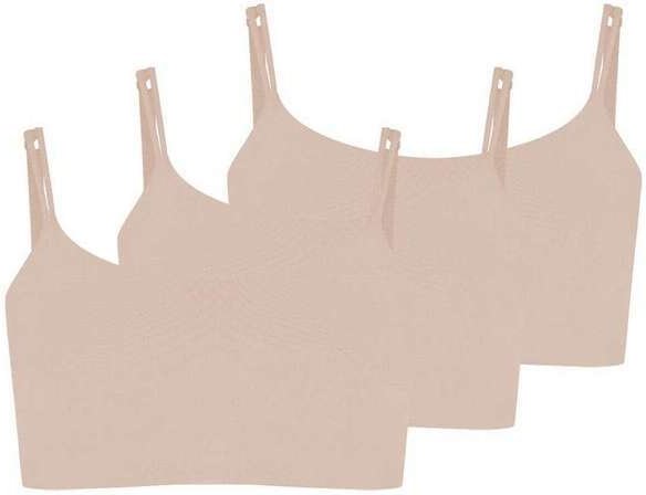 Imagem principal Kit com 3 Tops sem Aro com Bojo Removível Hope 2186 Ballet Hope