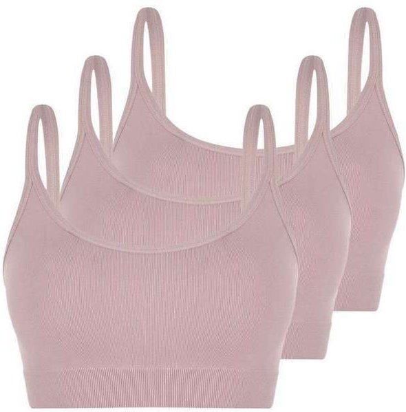 Imagem principal Kit com 3 Tops sem Aro e sem Bojo Loba 41018-001 Nude Lupo Lupo