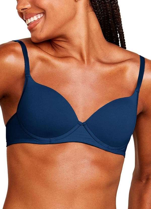 Imagem principal Sutiã com Aro e Bojo Bonjour 0b245150 Zmt-Azul-Marítimo Bonjour