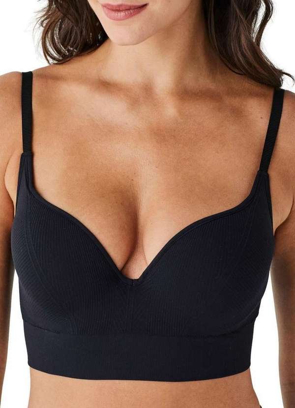 Sutiã com Aro e Bojo Liz 51304 Taça C 381-Super-Black