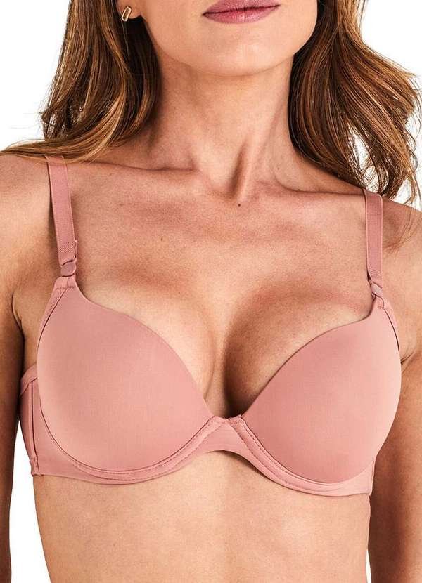 Sutiã com Aro e Bojo Liz 51690 Taça C 582-Rosa-Mônaco