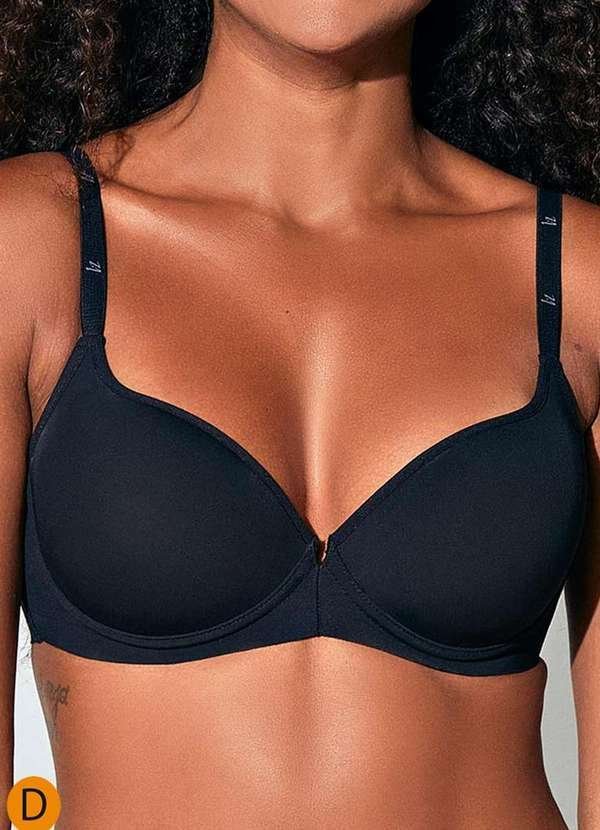 Imagem principal Sutiã com Aro e Bojo Liz 51866 Taça D 71-Preto Liz
