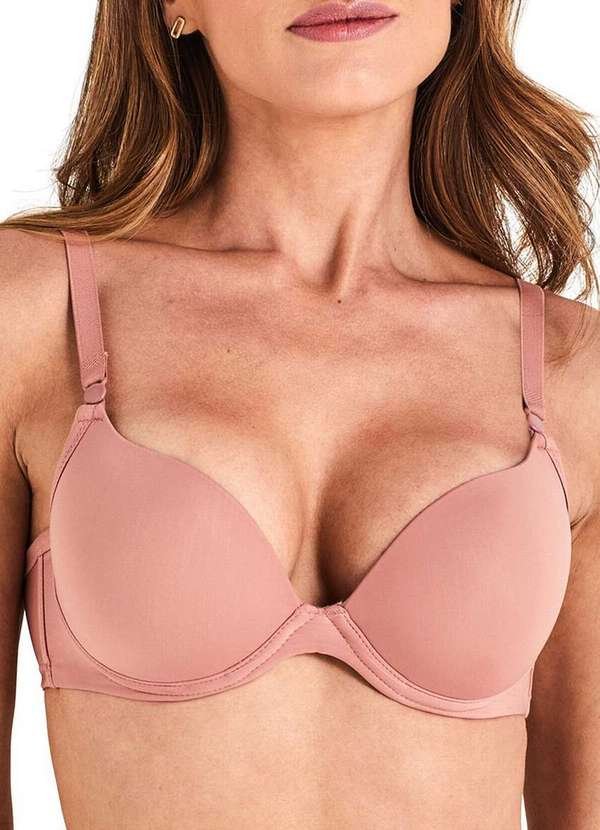 Imagem principal Sutiã com Aro e Bojo Push Up Liz 51690 Taça a 582-Rosa-Mônaco Liz
