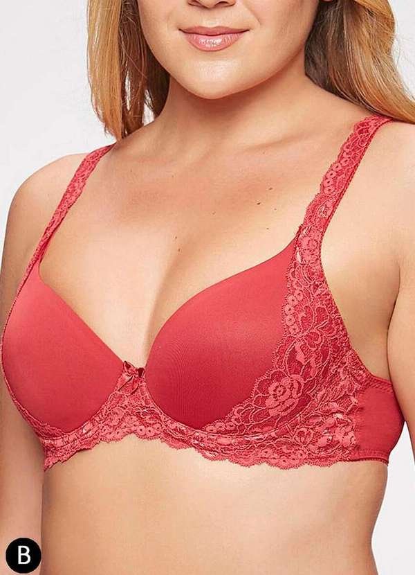 Sutiã com Aro e Bojo Wp Triumph Classic Soft 24727 Taça B 101-Rococo