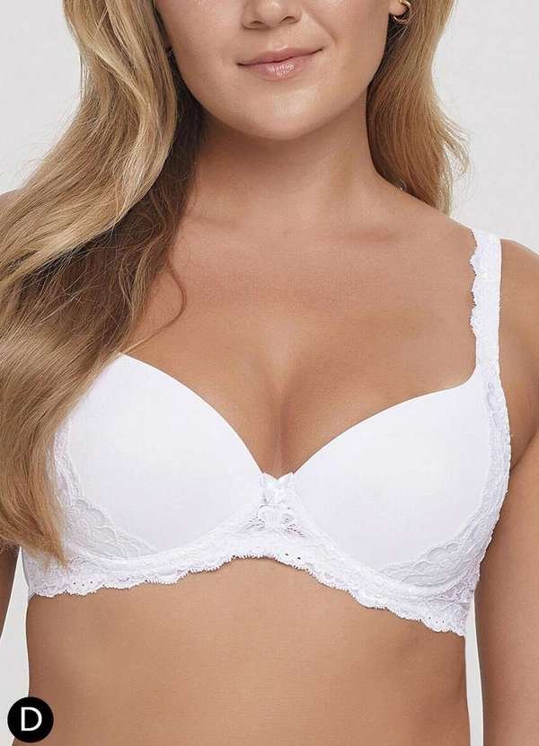 Imagem principal Sutiã com Aro e Bojo Wp Triumph Classic Soft 24727 Taça D 220-Branco Triumph