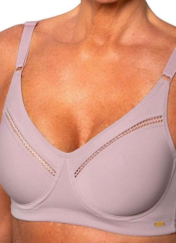 Sutiã com Aro e sem Bojo Dilady 323183 407-Rosa-Retro