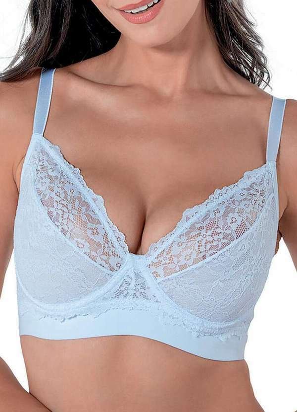 Imagem principal Sutiã com Aro e sem Bojo Rendado Demillus 64237 Taça C 20-Branco Demillus