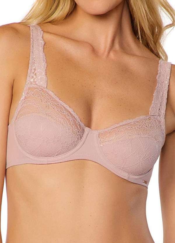 Sutiã com Aro e sem Bojo Valisere 26123.5 662-Blush