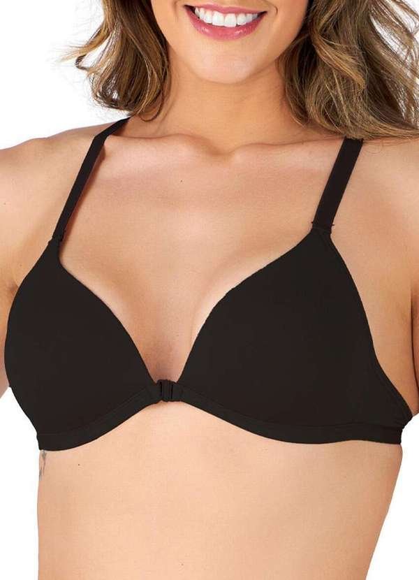 Sutiã sem Aro com Bojo Love Secret 991010 012-Preto