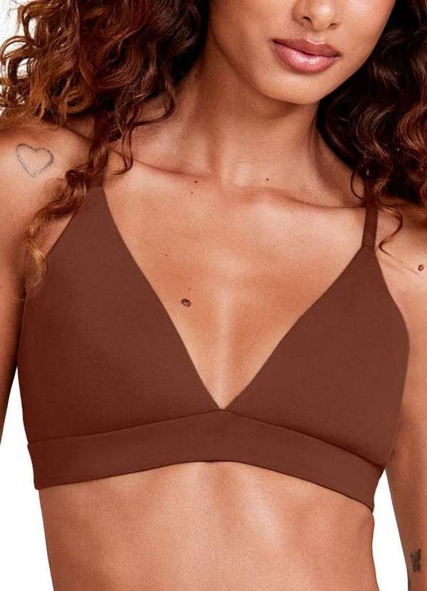 Sutiã sem Aro com Bojo Removível Hope 274840 Mmp-Marrom-Cappuccino