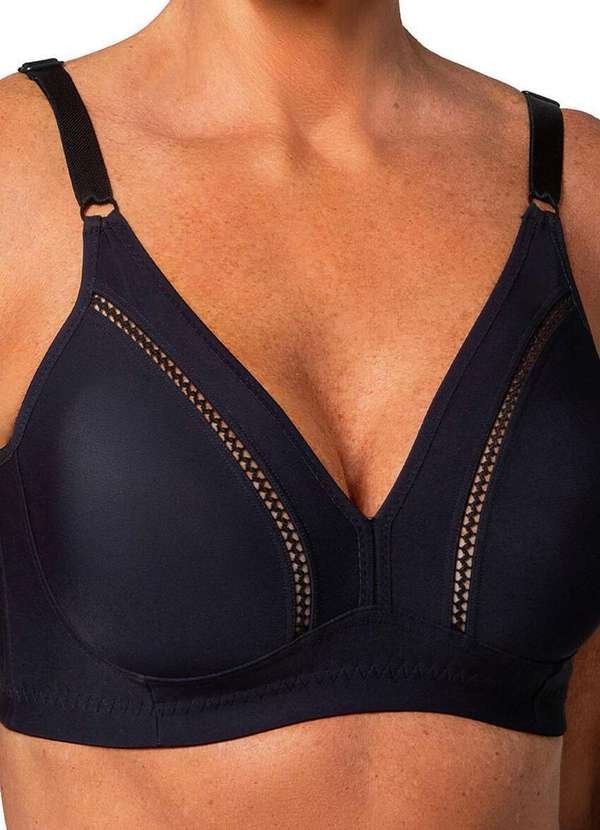 Sutiã sem Aro e sem Bojo Dilady 323182 012-Preto