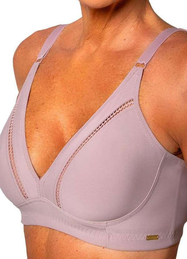 Sutiã sem Aro e sem Bojo Dilady 323182 407-Rosa-Retro