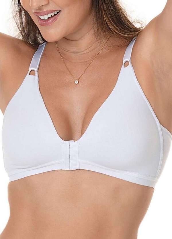 Sutiã sem Aro e sem Bojo Olimpo Demillus 61054 20-Branco