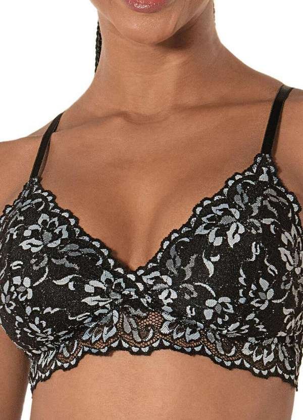 Sutiã sem Aro e sem Bojo Xamego Demillus 61485 Taça B 27-Preto