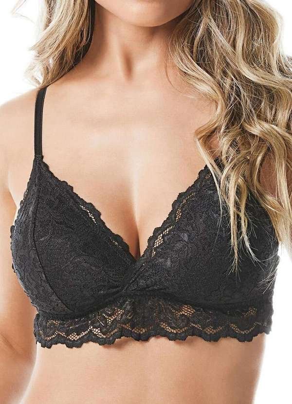Sutiã sem Aro e sem Bojo Xamego Demillus 61585 27-Preto