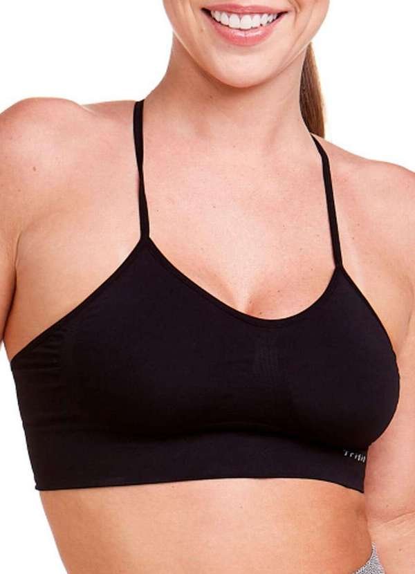 Top Nadador sem Aro e sem Bojo Trifil 4077 0008-Preto