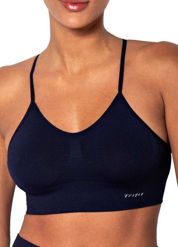 Top Nadador sem Aro e sem Bojo Trifil 4077 0x01-Azul-Marinho