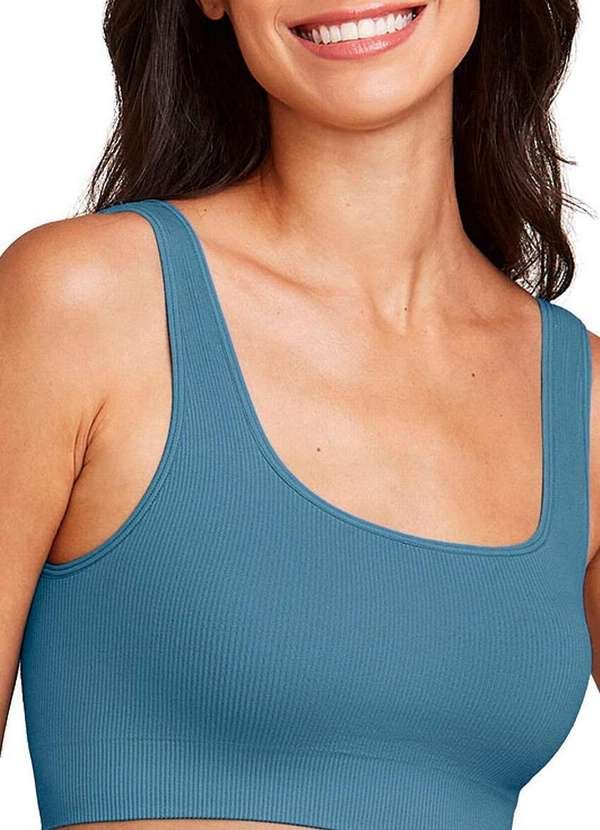 Imagem principal Top sem Aro e sem Bojo Hope 21110 Zau-Azul-Aura Hope