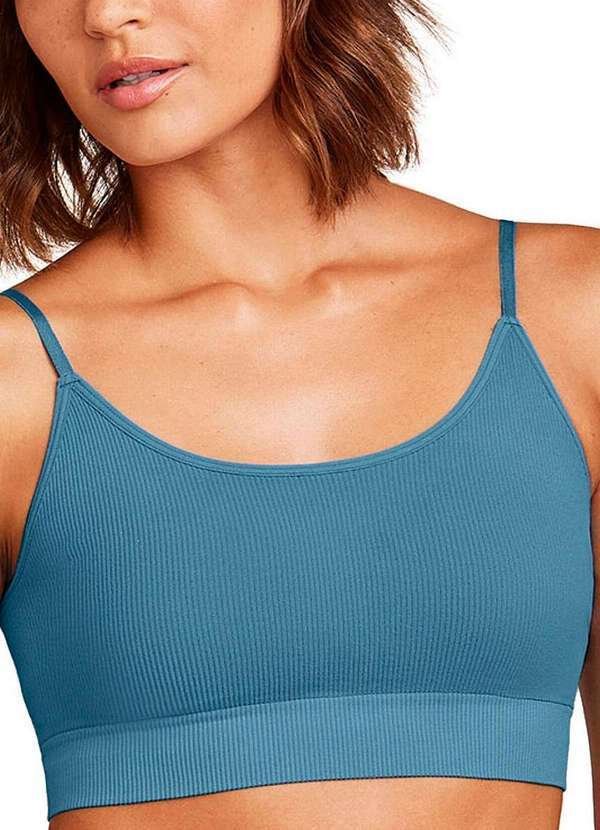 Imagem principal Top sem Aro com Bojo Removível Hope 21010 Zau-Azul-Aura Hope