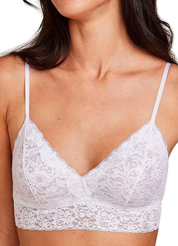 Imagem principal Top sem Aro com Bojo Removível Hope L12273 Bnp-Branco-Com-Prata Hope