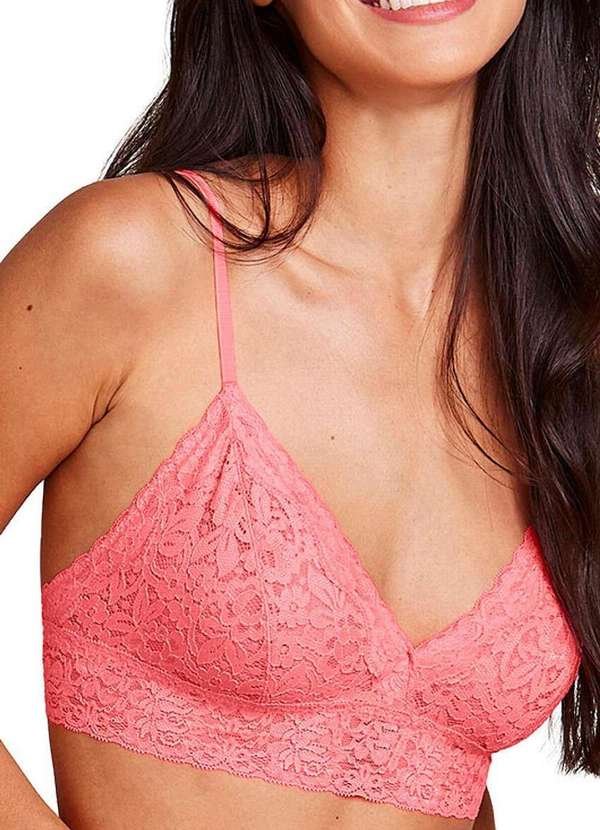 Imagem principal Top sem Aro com Bojo Removível Hope L12273 Pkt-Pink-Tropical Hope