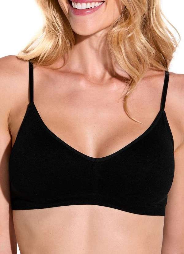 Top sem Aro com Bojo Removível Trifil 4270 0008-Preto