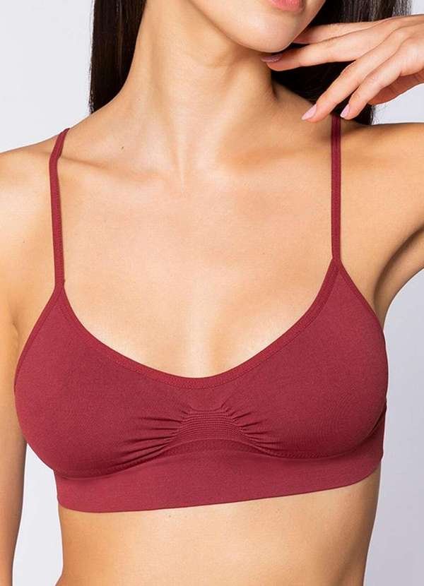 Top sem Aro e sem Bojo Loba 41100-001 5903-Marsala