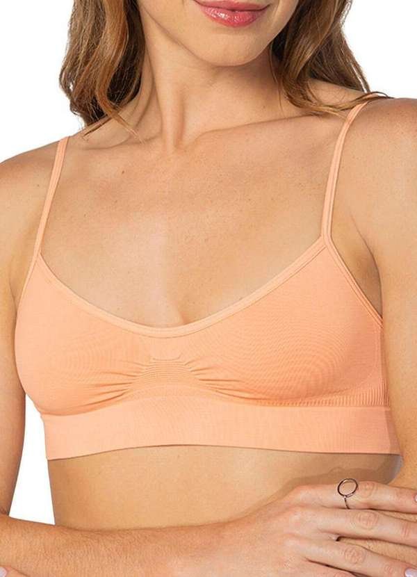 Top sem Aro e sem Bojo Loba 41100-001 3702-Laranja