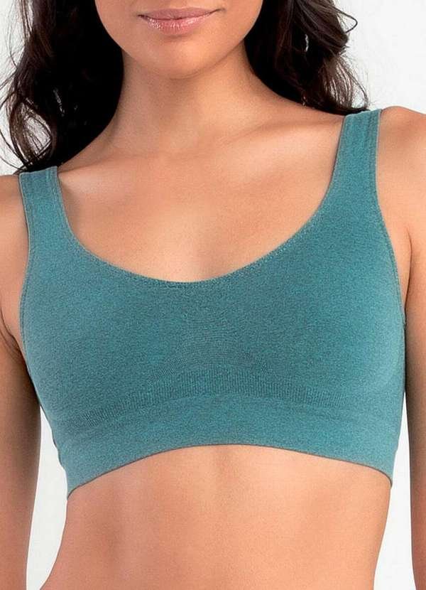 Top sem Aro e sem Bojo She 750.04 Vd01-Verde